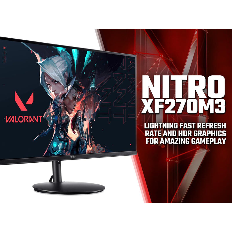 Acer XF0 Nitro 27" FHD, 180Hz Gaming Monitor (UM.HX0EE.318)