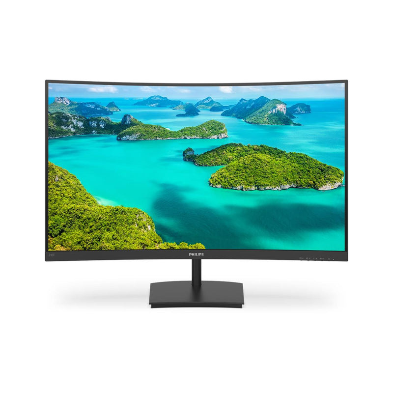 Philips 241E1SC 24" Full HD 75Hz LED Curved  - Black