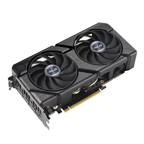 Asus DUAL RTX4060 Ti EVO OC Graphics Card, PCIe4, 8GB DDR6, HDMI, 3 DP, 2595MHz Clock, Overclocked