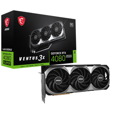 MSI VENTUS 3X GeForce Nvidia RTX 4080 SUPER OC 16 GB Graphics Card