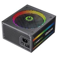 GAMEMAX RGB Smart Platinum 1300W ATX3.0 PSU, 80 PLUS Platinum, Japanese Capacitors, PCIe 5.0, Fluid Dynamic Bearing, 140mm ARGB Fan, Modular