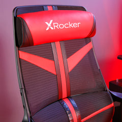 X Rocker | Helix Mesh Gaming Chair - Red