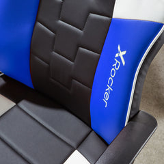 X Rocker | Saturn Mid-Back Wheeled Esport Gaming Chair for Juniors and Teens - Blue