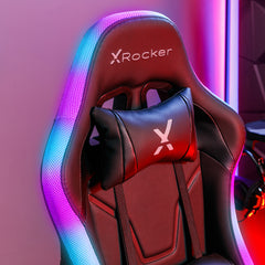 X Rocker | Agility Jr Esport Gaming Chair with Comfort Adjustability for Junior Gamers - RGB