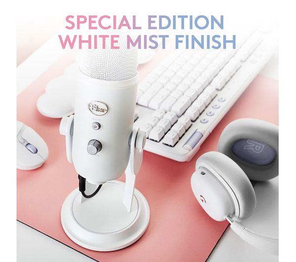 Blue Yeti Aurora USB Streaming Microphone - White Mist ( 988-000533)