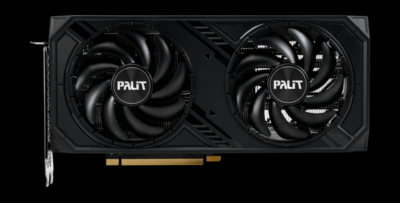 Palit RTX4070 SUPER DUAL OC Graphics Card, 12GB DDR6X, HDMI, 3 DP, 2550MHz Clock, Overclocked, RGB Lighting