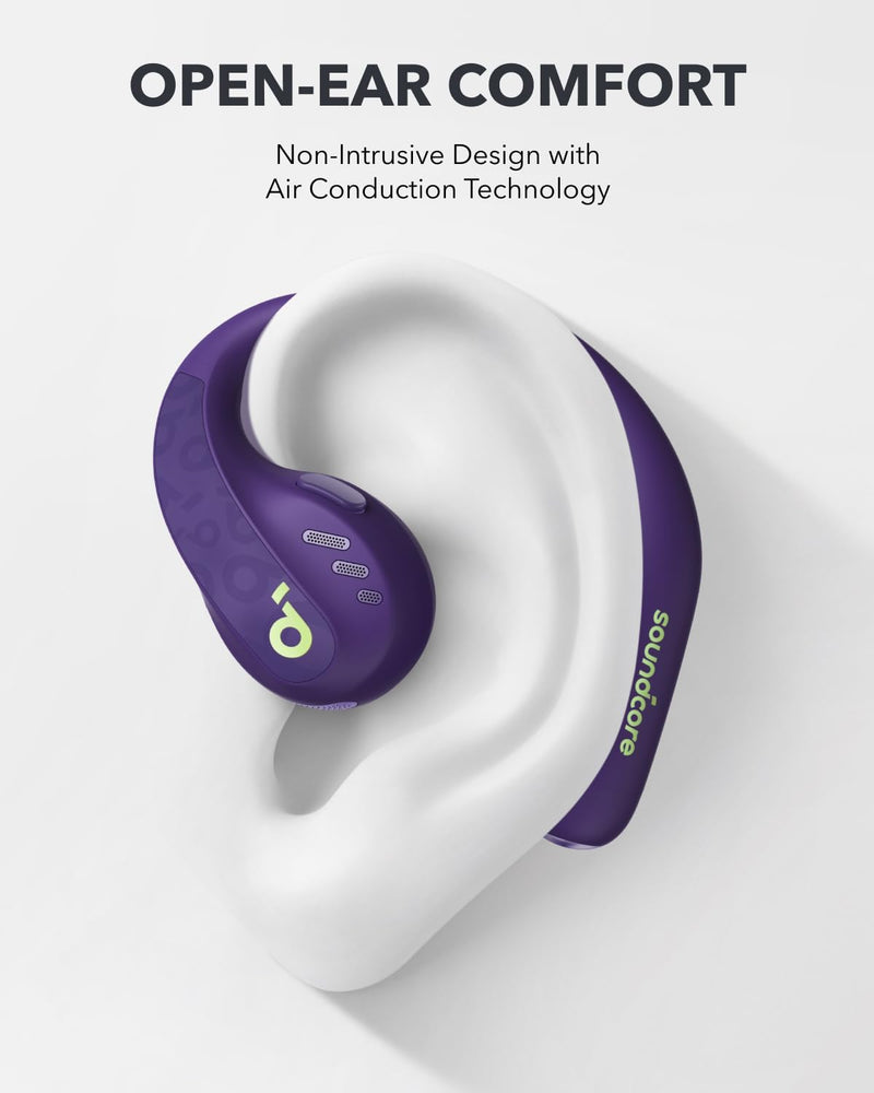 SoundCore AerFit Pro OpenEar Wireless Earbuds - Purple