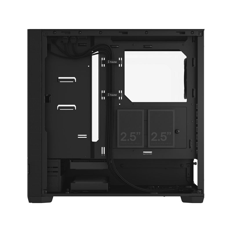 Fractal Design Pop Silent (Black TG) Gaming Case w/ Clear Glass Window, ATX, Sound-Damping Steel & Foam, 3 Fans