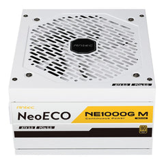 Antec NE1000G M, White, 80PLUS Gold, 83A, 120mm FDB Fan, ATX3.0 PSU