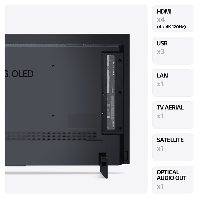 LG 42" 4K Ultra HD OLED evo TV (OLED42C34LA.AEK)