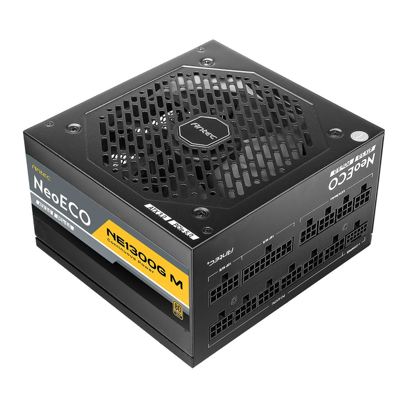 Antec NE1300G M, 80PLUS Gold, Single Rail, 108A, 120mm FDB Fan, ATX3.0 PSU