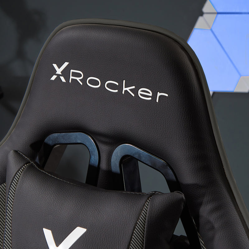 X Rocker | Agility Jr Esport Gaming Chair with Comfort Adjustability for Junior Gamers - CARBON BLACK