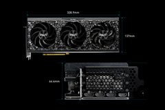 Palit RTX4070 TI GameRock, PCIe4, 12GB DDR6X, HDMI, 3 DP, 2610MHz Clock, RGB Lighting