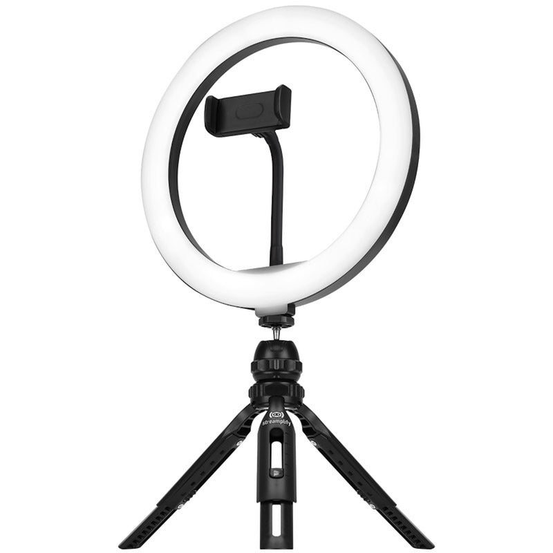 Streamplify LIGHT 10" Ring Light 5V USB White LED - Black