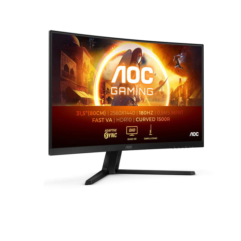 AOC 32" QHD Curved Gaming Monitor, 180Hz (CQ32G4VE)