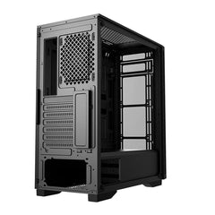 DeepCool MATREXX 50 ADD-RGB 4F Case, Gaming, Black, Mid Tower, 1 x USB 3.0 / 2 x USB 2.0, Tempered Glass Side & Front Window Panels, Addressable RGB LED Fans, E-ATX, ATX, Micro ATX, Mini-ITX