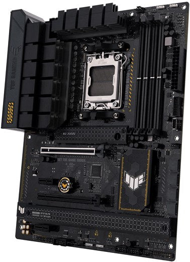 Asus TUF GAMING B650-PLUS WIFI, AMD B650 Motherboard, AM5, ATX, 4 DDR5, HDMI, DP, Wi-Fi 6, 2.5G LAN, PCIe5, 3x M.2