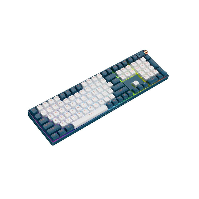 Royalaxe R108 Hot Swappable Mechanical Keyboard - Blue