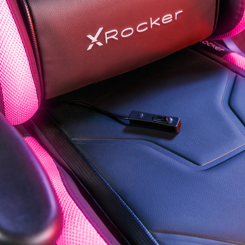 X Rocker | Agility Jr Esport Gaming Chair with Comfort Adjustability for Junior Gamers - RGB