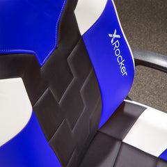 X Rocker | Saturn Mid-Back Wheeled Esport Gaming Chair for Juniors and Teens - Blue