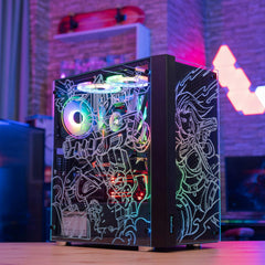 Aerocool Skribble ARGB Mid Tower Case - Black