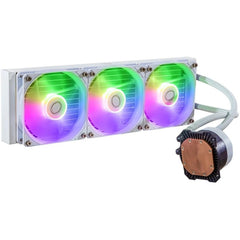 Cooler Master MasterLiquid ML360L ARGB V2 All In One Liquid CPU Cooler - 360mm, White