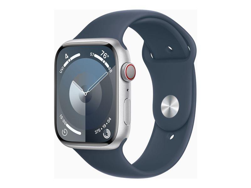 Apple Watch Series 9 (GPS + Cellular) - 45 mm - Storm Blue - Band Size: S/M