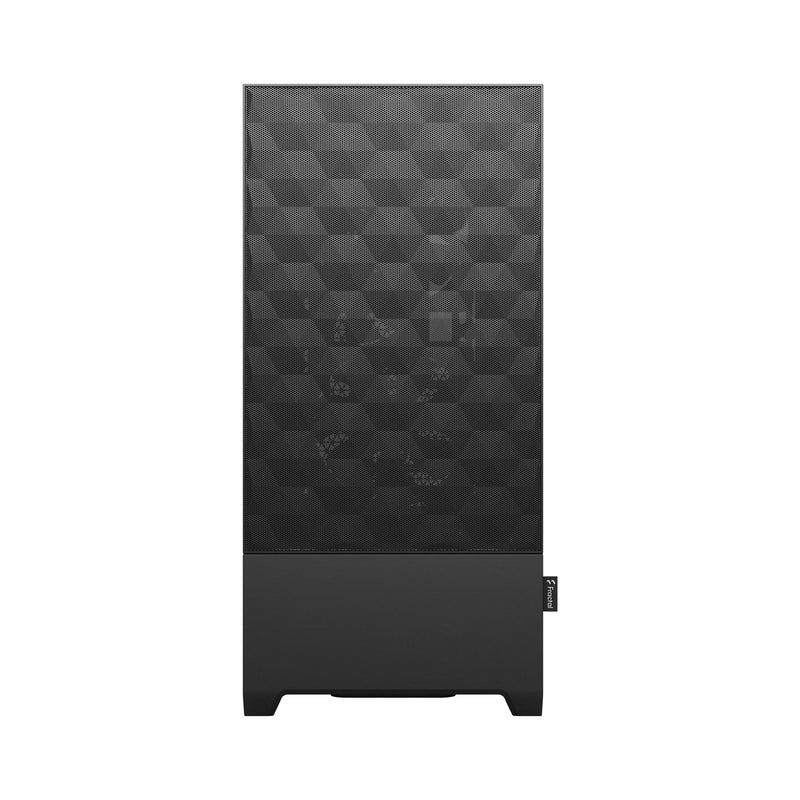 Fractal Design Pop Air (Black TG) Gaming Case w/ Clear Glass Window, ATX, Hexagonal Mesh Front, 3 Fans