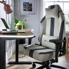 X Rocker | ONYX Office Gaming Chair - Stone/Slate Grey