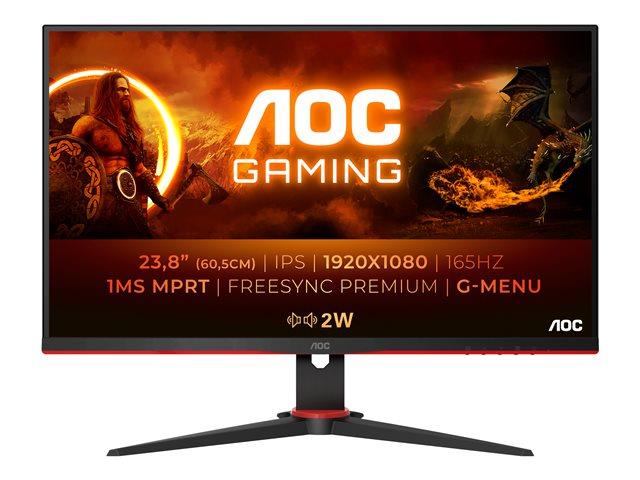 AOC 23.8" 165Hz Gaming Monitor (24G2SPAE/BK)