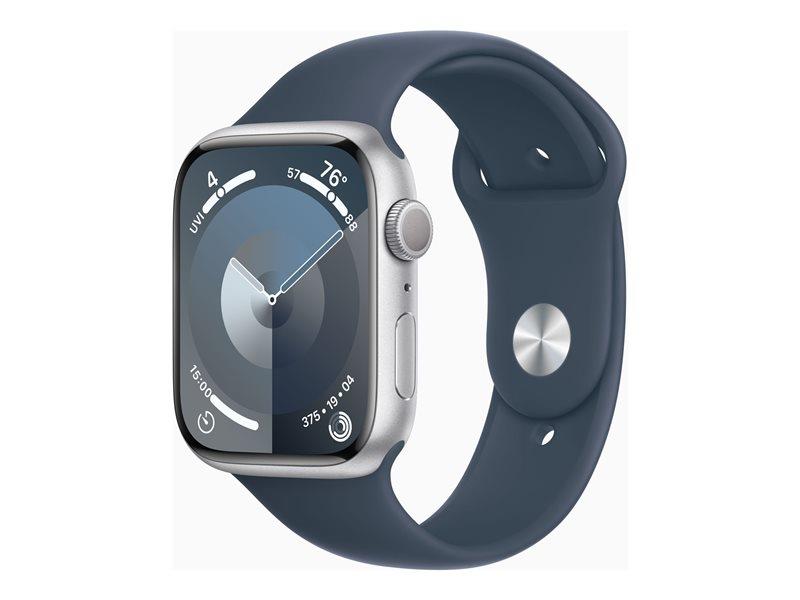 Apple Watch Series 9 (GPS) - 45 mm - Storm Blue - Band Size: S/M