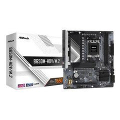 Asrock B650M-HDV/M.2, AMD B650, AM5, Micro ATX, 2 DDR5, HDMI, DP, 2.5G LAN, PCIe4, 2x M.2