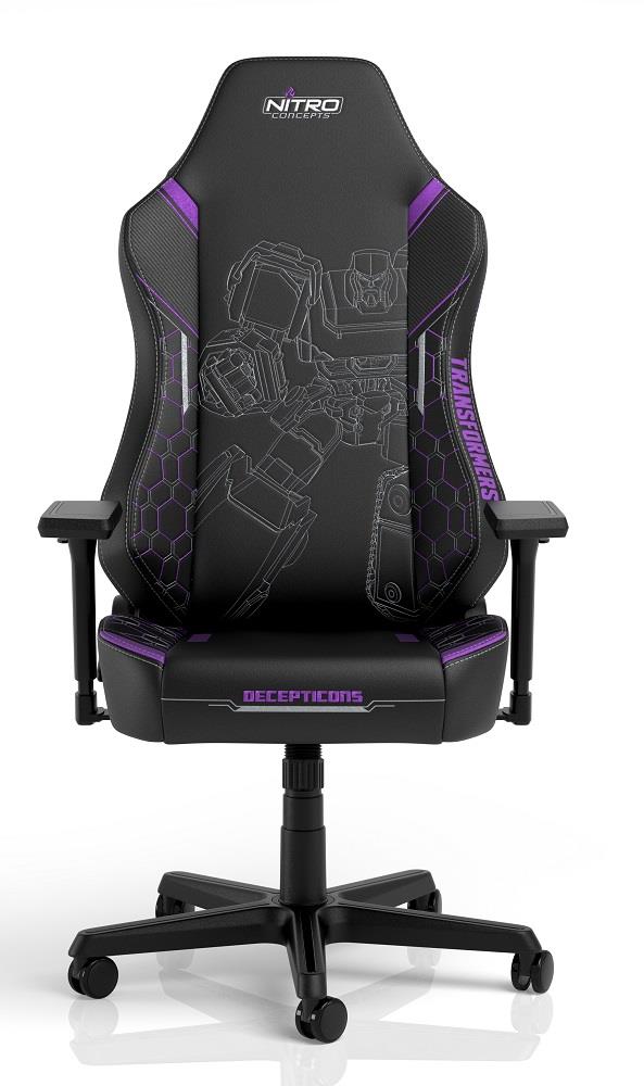 Nitro Concepts X1000 Gaming Chair - Transformers Decepticons Edition