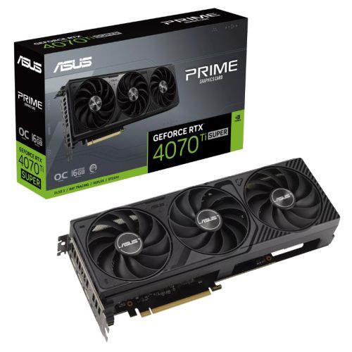 Asus PRIME RTX4070 Ti SUPER OC, 16GB DDR6X Graphics Card