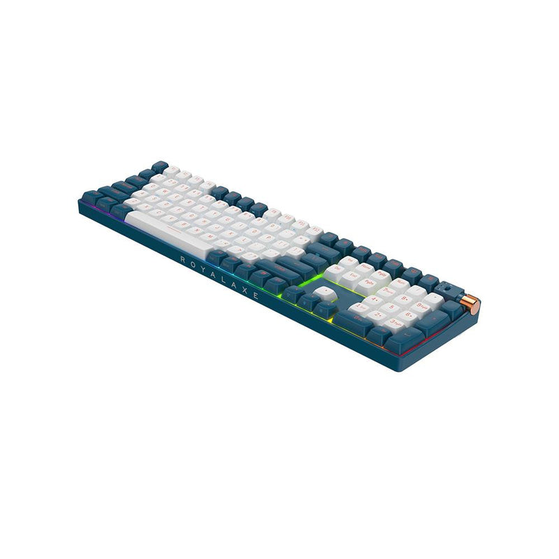 Royalaxe R108 Hot Swappable Mechanical Keyboard - Blue