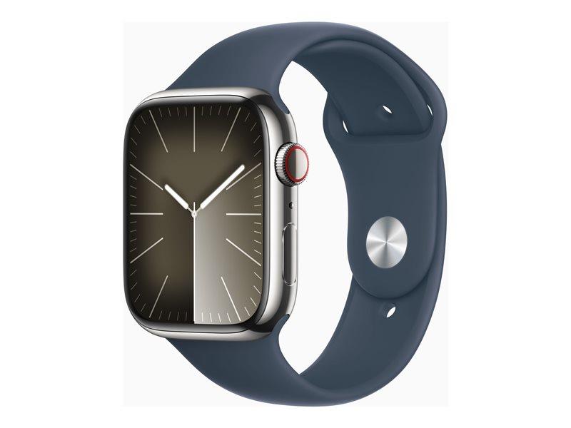 Apple Watch Series 9 (GPS + Cellular) - 45 mm - Storm Blue - Band Size: S/M