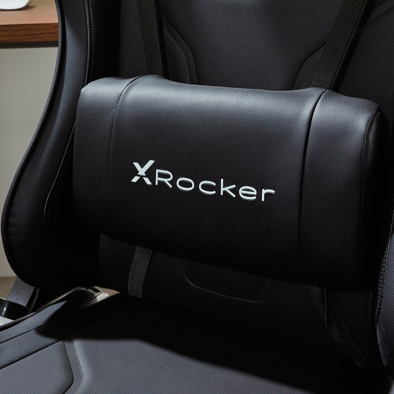 X Rocker | Agility Sport Esport Gaming Chair with Comfort Adjustability - CARBON BLACK