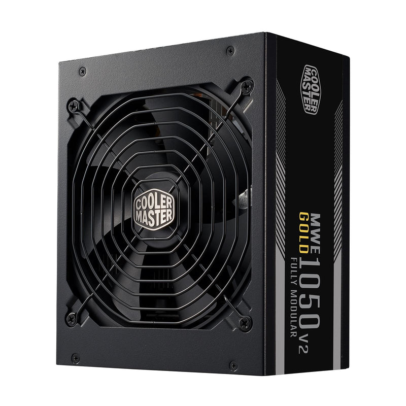 Cooler Master MWE Gold 1050 V2 ATX 3.0 1050W PSU, 140mm Silent Fan with Smart  Thermal Controlling Feature, 80 PLUS Gold, Fully Modular, UK Plug, Flat Black Cables, ATX 3.0 Ready with PCI-E 5.0 12VHPWR Connector