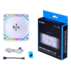 Lian-Li UNI SL120 V2 Addressable RGB White 120mm Fan