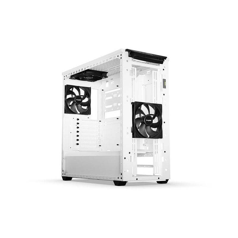 be quiet! Shadow Base 800 DX, ARGB, White, Mid Tower w/ Tempered Glass Window, 3x 140mm Fans, USB 3.2 Gen2,E-ATX/ATX/mATX/mITX