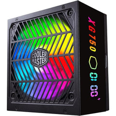 Cooler Master XG750 Plus Platinum PSU - 80 Plus Platinum 750W, Fully Modular, Real-Time Display, 100% Japanese Capacitors, 135mm FDB ARGB Fan