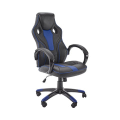 X Rocker | Maverick Height Adjustable Office Gaming Chair with Natural Lumbar support - Blue/Black