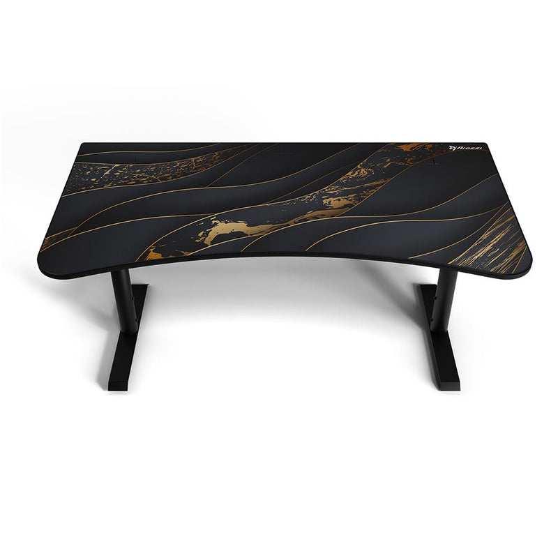 Arozzi Arena Gaming Desk - Black Gold