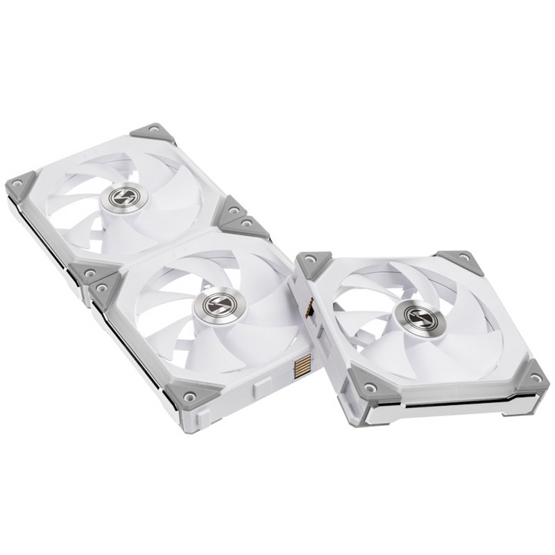 Lian-Li UNI SL120 Addressable RGB White 120mm Fan Triple Pack with Controller