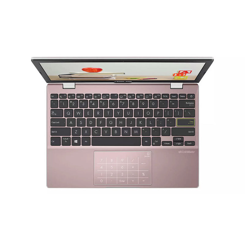 ASUS E210 11.6" HD 4GB RAM, 64GB eMMC Notebook Laptop - Pink (Grade A1 - Like New)