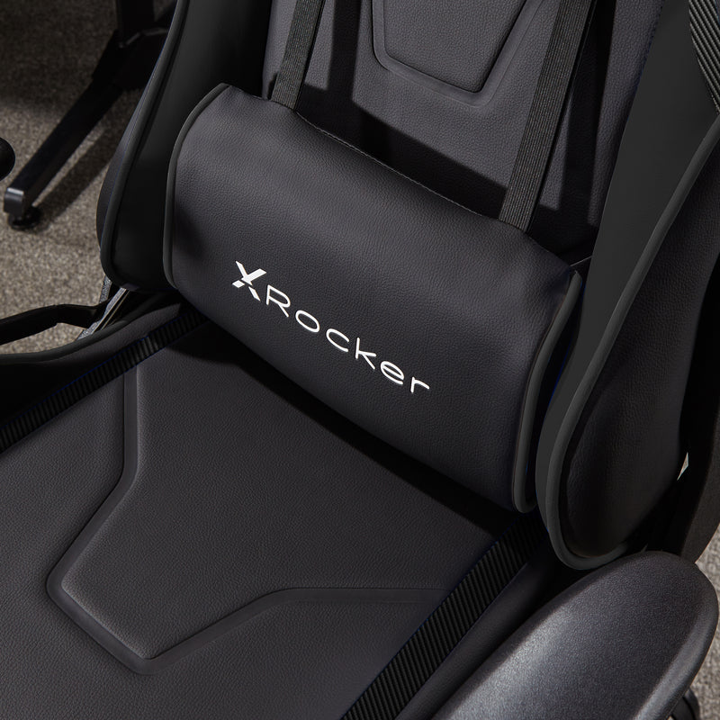 X Rocker | Agility Jr Esport Gaming Chair with Comfort Adjustability for Junior Gamers - CARBON BLACK