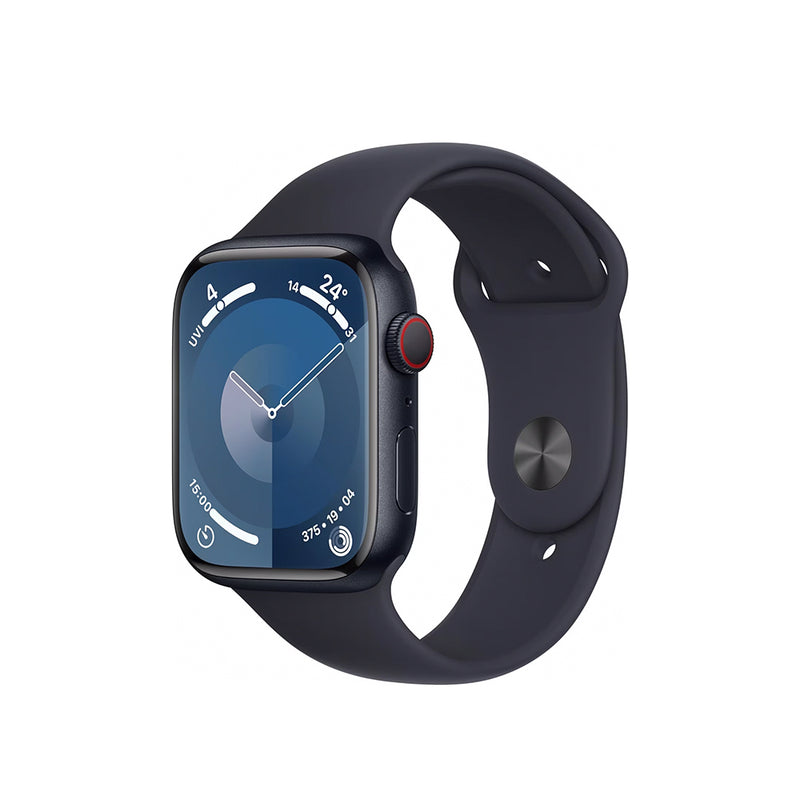 Apple Watch Series 9 GPS + Cellular, 45 mm, Band Size: S/M - Midnight (MRMC3QA/A)