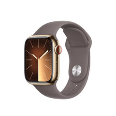 Apple Watch Series 9 GPS + Cellular, 41 mm, Band Size: S/M - Gold Stainless Steel (MRJ53QA/A)