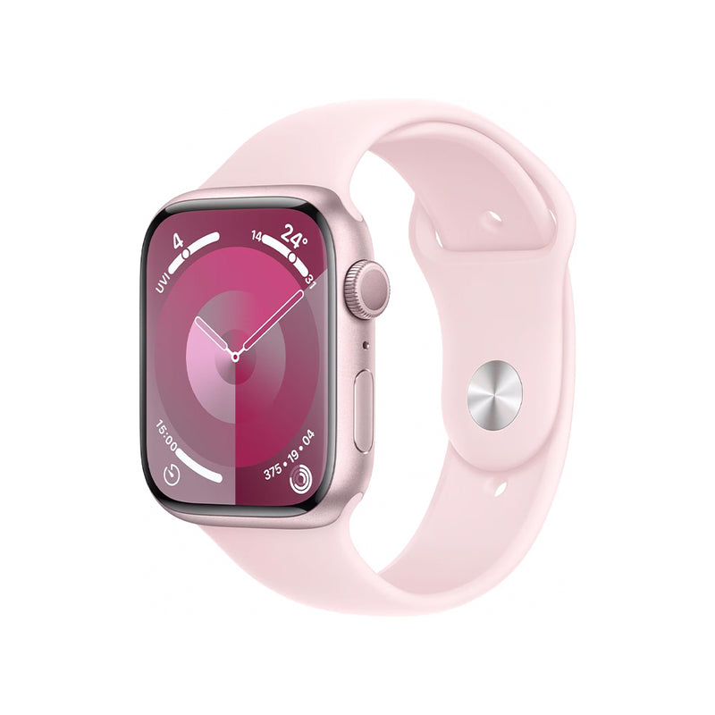 Apple Watch Series 9 GPS, 45 mm, Band Size: S/M - Light Pink (MR9G3QA/A)