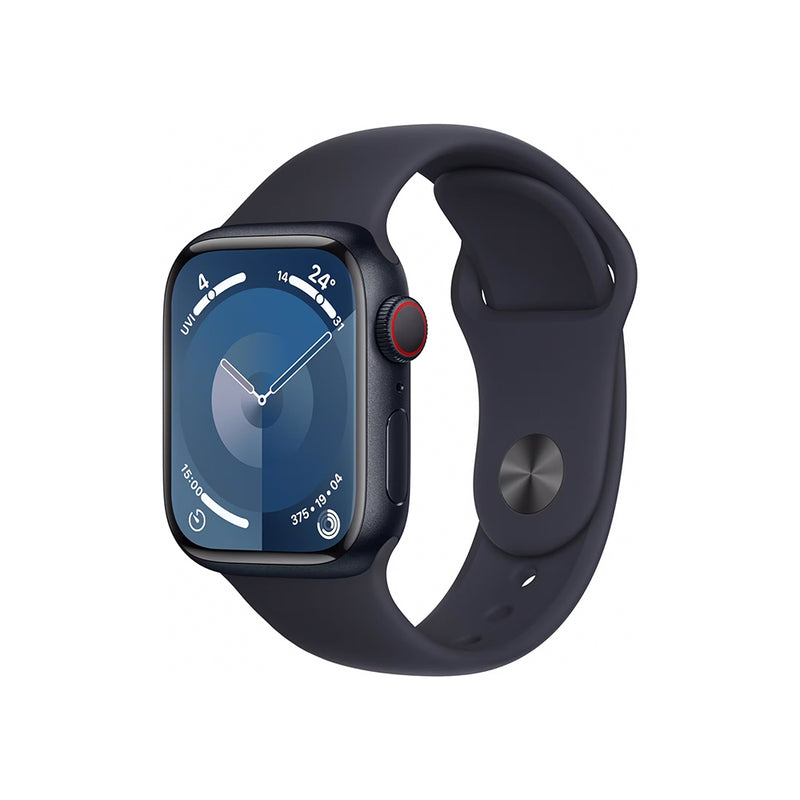 Apple Watch Series 9 GPS + Cellular, 41 mm, Band Size: M/L - Midnight (MRHT3QA/A)